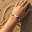 Amethyst Bead Pearl Bracelet