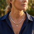 Coastal Blue Pearl Necklace