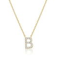 Crystal Initial Necklace