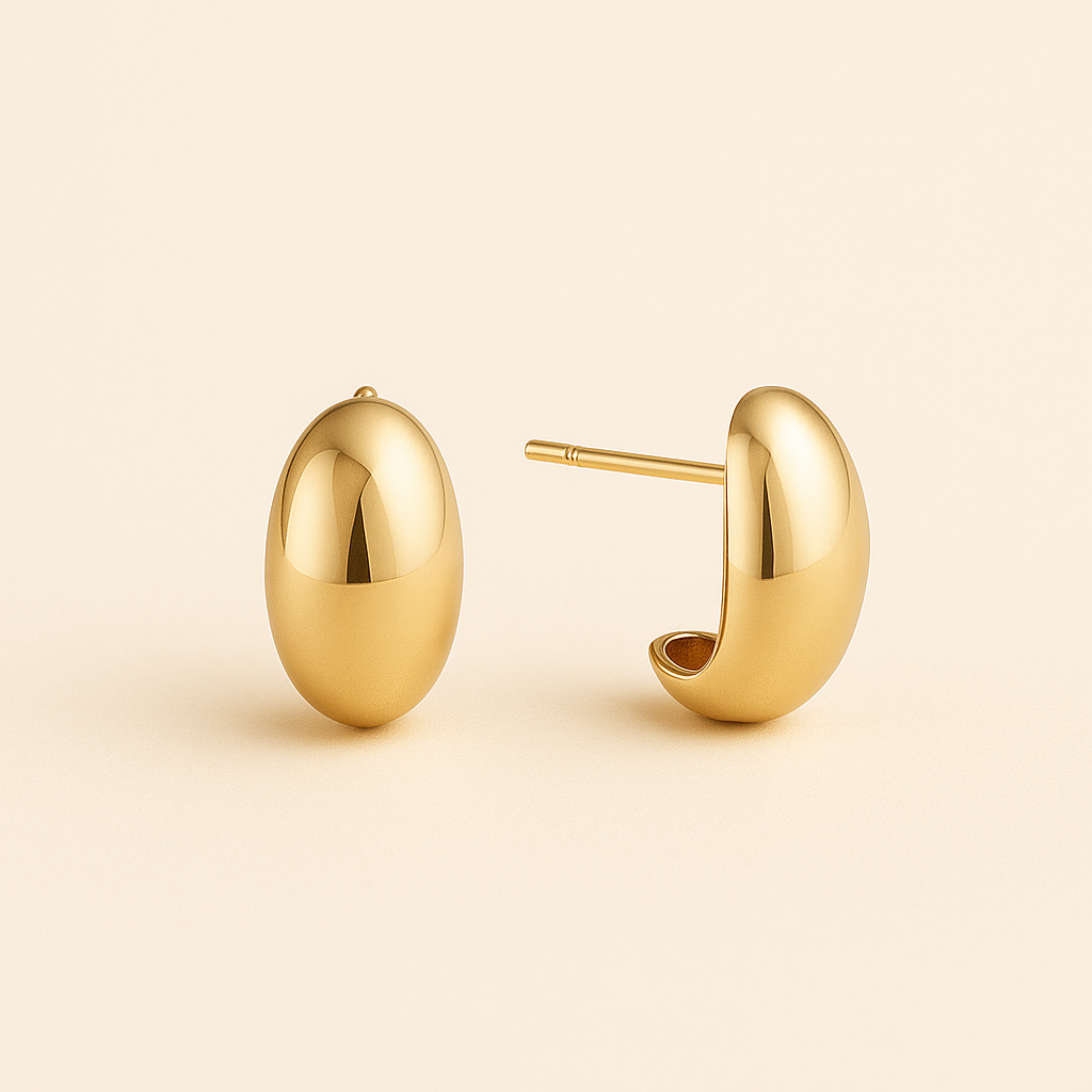 Celeste Dome Studs