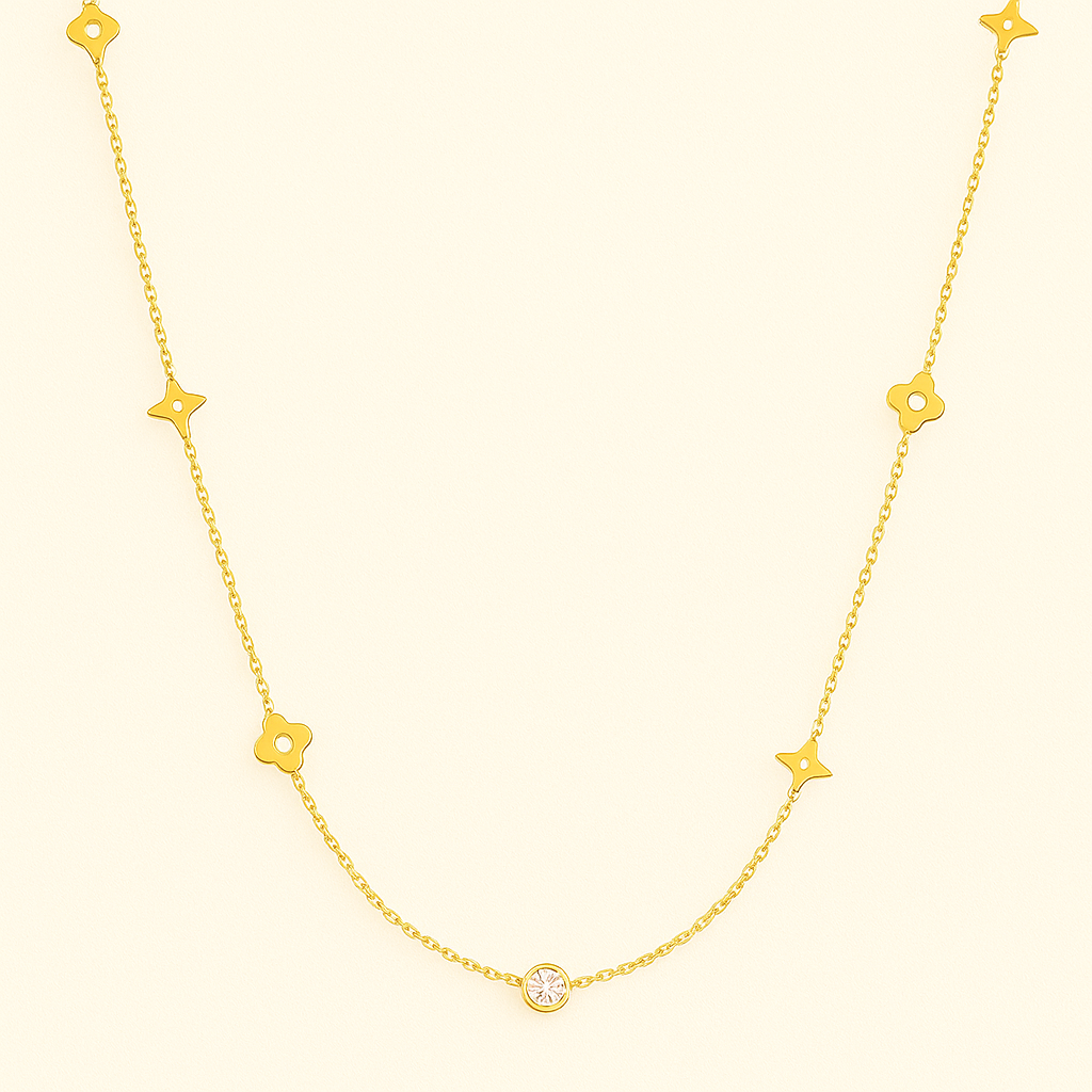 Carrie Clover Necklace