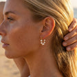 Classic Pearl Hoops