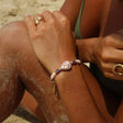 Amethyst Pearl Bracelet