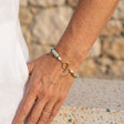 Turquoise Bead Toggle Bracelet