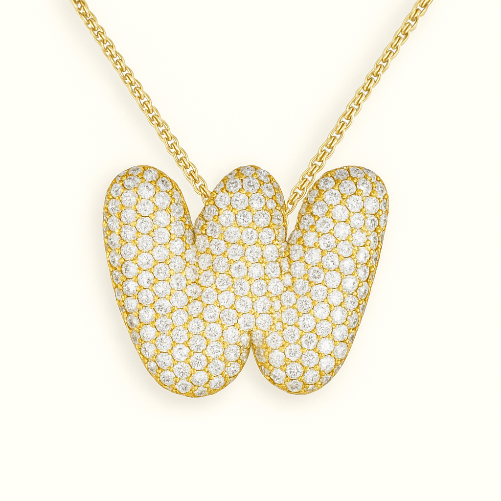 Golden Initial Necklace
